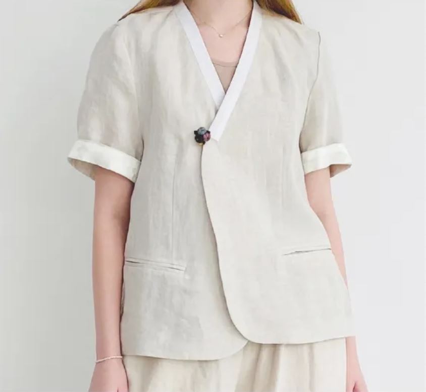 저고리 자켓 베이지