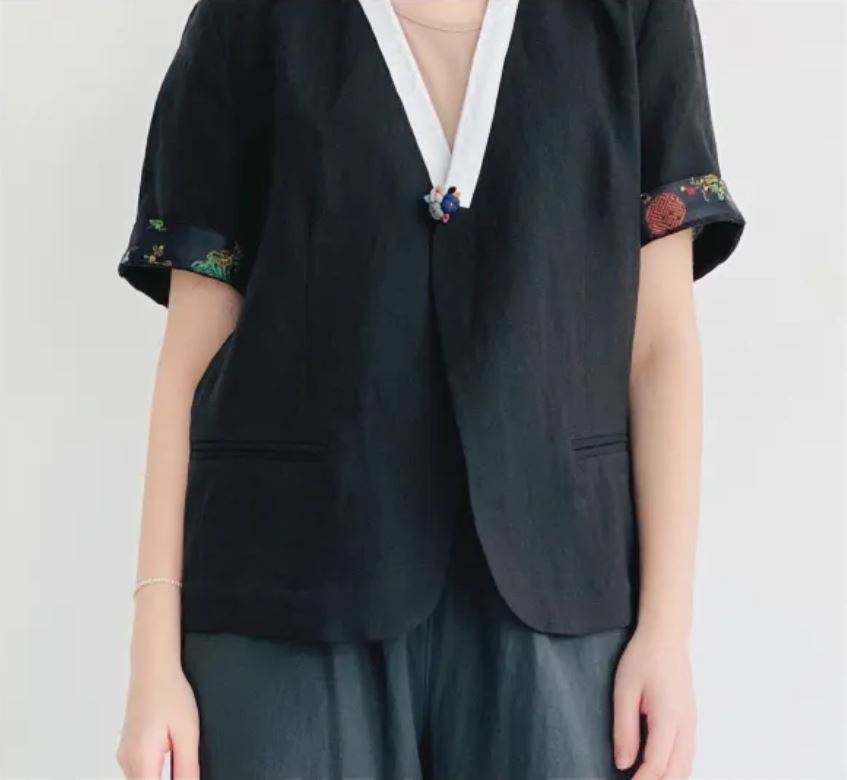 저고리 자켓 블랙