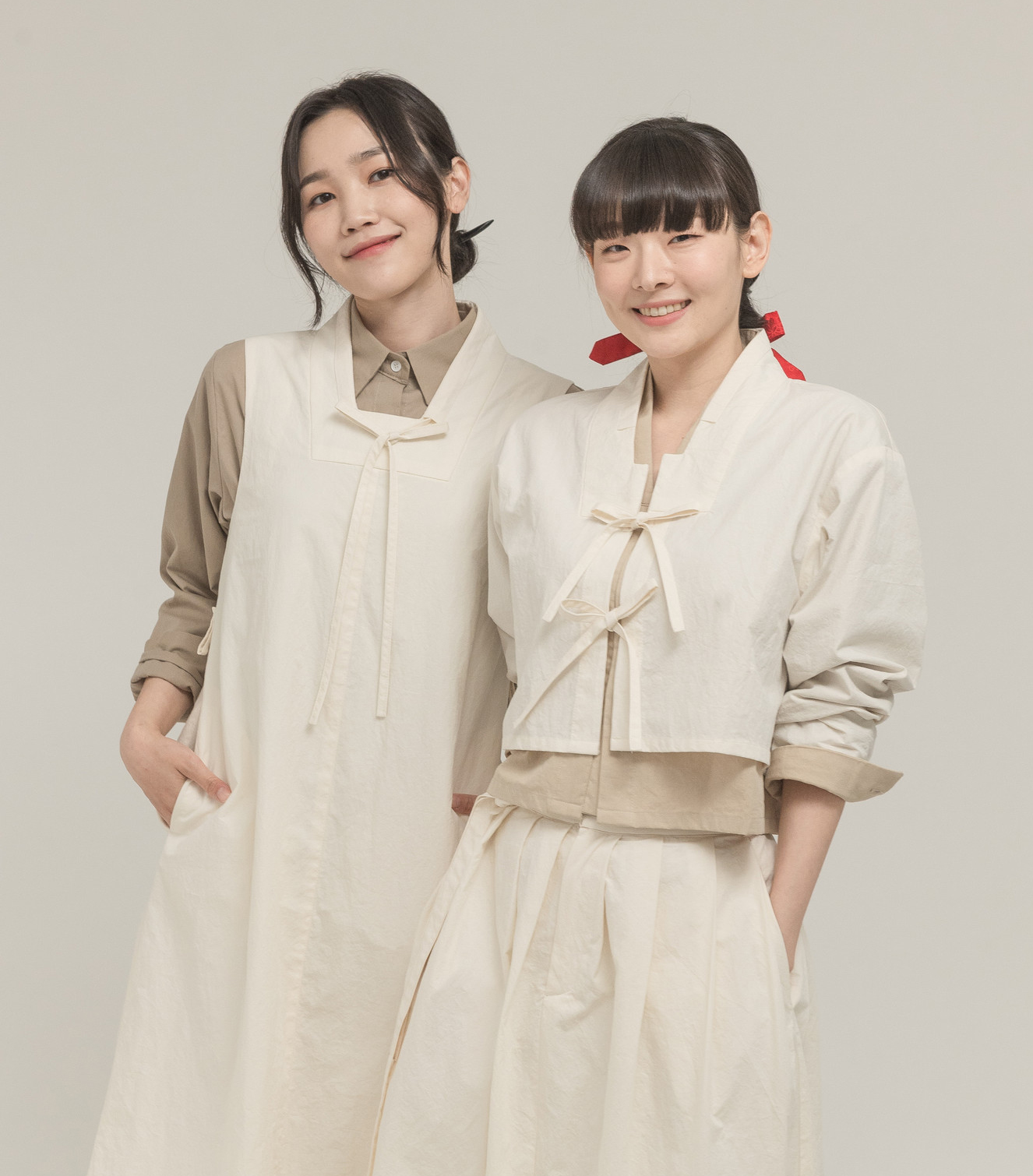 한아 방령 저고리 아이보리