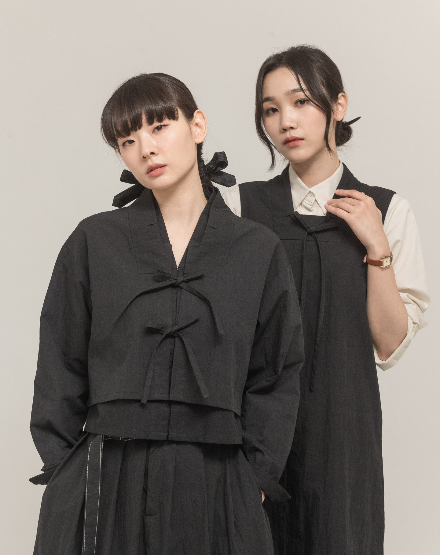 한아 방령 저고리 블랙