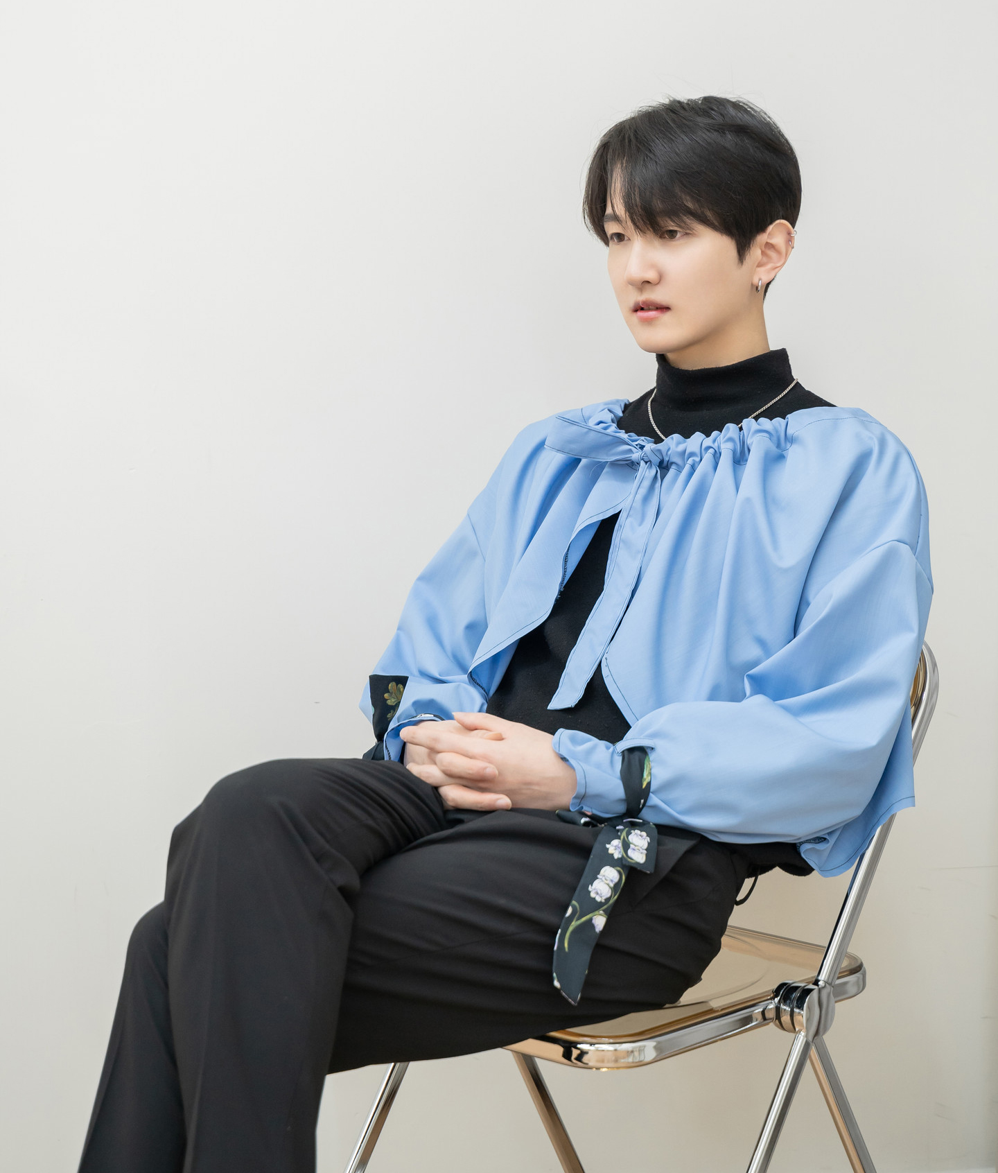 은방울꽃 저고리 블루