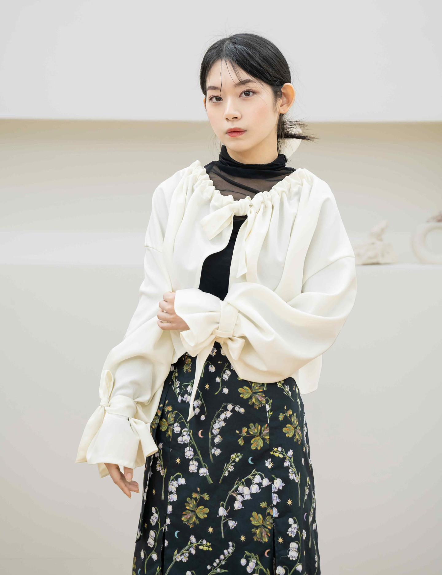 은방울꽃 저고리 화이트