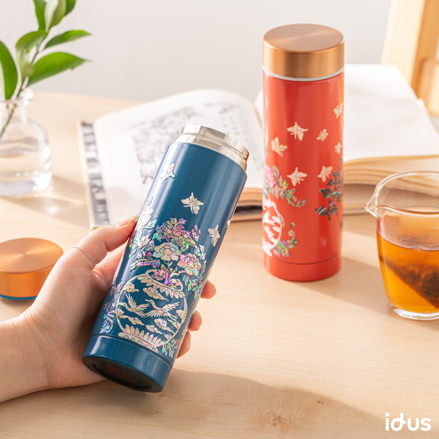 나전칠기텀블러